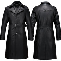 Men's leather coat