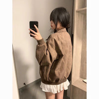 American Retro High-end Lapel Couple Casual Jacket