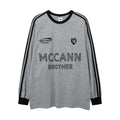American Street Stitching Stripe Long Sleeves Spring And Autumn