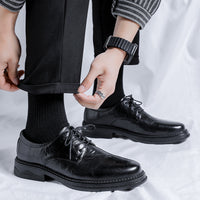 Men's Leather Shoes Business Formal Wear Soft Bottom
