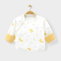 Newborn Baby Autumn And Winter Baby Clip Cotton Birth Half Back Clothes