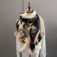 Cape Printing Pattern Tassel Air-conditioned Room Cape Blanket Autumn And Winter
