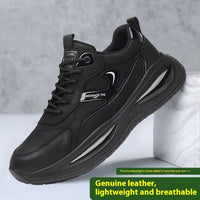 Leather Casual White Shoes Men's Outdoor Mountaineering