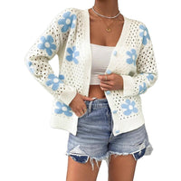 Women's Elegant Hollow Knitted Sweater