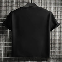 Men's Fashion Leisure Commute All-matching Round Neck Short Sleeve T-shirt