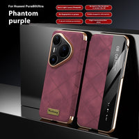 Electroplated Diamond Grid Anti-fingerprint Phone Case