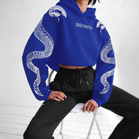 Women's Printed Hooded Pullover Loose-fit Vintage Sweatshirt Top