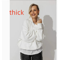 Lazy Style Fashion Casual Personality Versatile Zip-up Hoodie