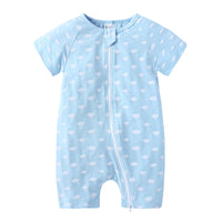 Summer Newborn Short-sleeved One-piece Romper