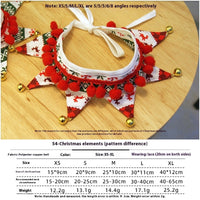 Pet Christmas Holiday Dress Up Dog Cat Scarf Butterfly Bow Tie