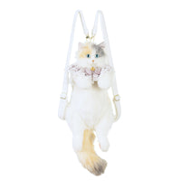 Simulation Calico Cat Backpack Cute Kitten Plush