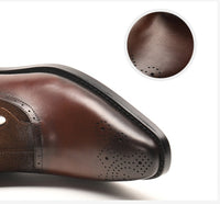 Cow Hair Rivet Trend Men's Shoes Martin Boots