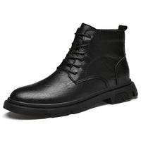 Martin Boots Men's Autumn Elevator Shoes 10cm Breathable