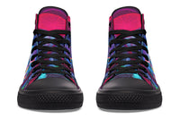 Printed Couple High-top Canvas Shoes