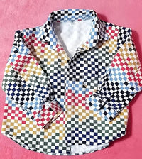 Children's Korean-style Mosaic Casual Jacket