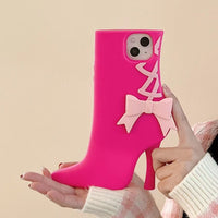 Oucai Tricks High Heel Bow Knot