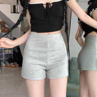 Women's Plus Size High Waist Casual Shorts