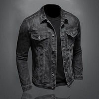 Fashionable Men's Retro Slim Denim Shirt