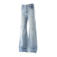 Denim Pants For Men And Women Straight-leg Bootcut Wide-leg Denim Pants