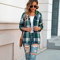 Women's Winter Pure Cotton Plaid Jacket