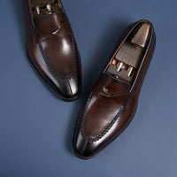 European And American British Genuine Leather Men's Shoes