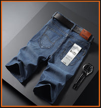 Men's Five-point Casual  Thin Loose Elastic Middle Pants Breeches