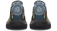 Fashion Printed Couple High Top Canvas Shoes
