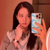 Blue Love Mobile Phone Case Silica Gel