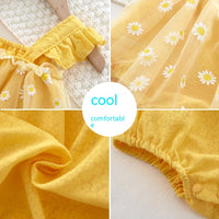 Baby Sleeveless Vest Jumpsuit Suspender Briefs Little Princess Dress
