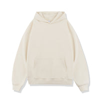 Solid Color Hooded Sweater Men's Pullover Thickened American Top