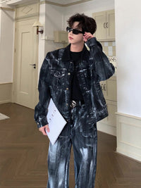 American Trendy Denim Set For Spring And Autumn Seasons