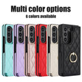 Applicable To ZFOLD56 Classic Style Ring Double Buckle ZFOLD34 Leather Case Folding Shell