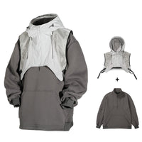 Dark Function Vest Sweatshirt Loose Leisure Suit