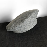 Dark Beret For Women With Large Faces Black Painters Cap