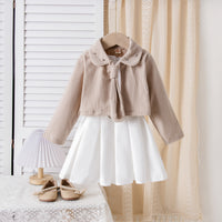 Casual And Versatile Sleeveless Solid Color Pleated Dress