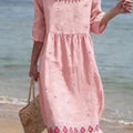 Casual Printed Temperament Long Skirt Girl