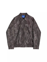 Men's American-style Retro Short Leather Jacket