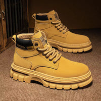 Martin Boots Men Trendy High Top British Working Wear