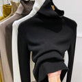 New Fallwinter High-neck Base Sweater With A Cozy Layered Look