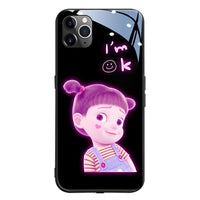 Creative Printing Colored Light Phone Case