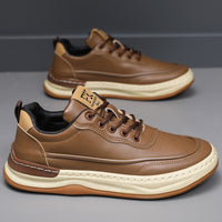 Fashionable Versatile Breathable Casual Shoes With A Soft Sole Lace Up Design And Round Toe