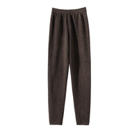 Solid-color Seamless Fine-wool Leggings For Women