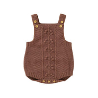 Vest Knitted Wool Handmade Bubble Ball Triangle Romper