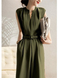 Elegant Pure Color Slimming Jumpsuit For Women