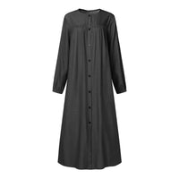 Bohemian Loose Plus-Size Long Cardigan