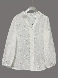 Women's Top Button-down White Shirt