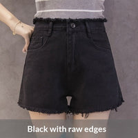 New Womens Denim Shorts For Summer Korean-style Slimming And Super Versatile