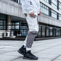 Men's stitching sports trousers