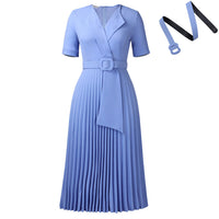 Women's Plus-Size High-Waisted African Dress