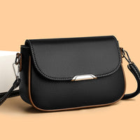Womens High- Elegant Large Flap Mailbag ShoulderCrossbody Bag